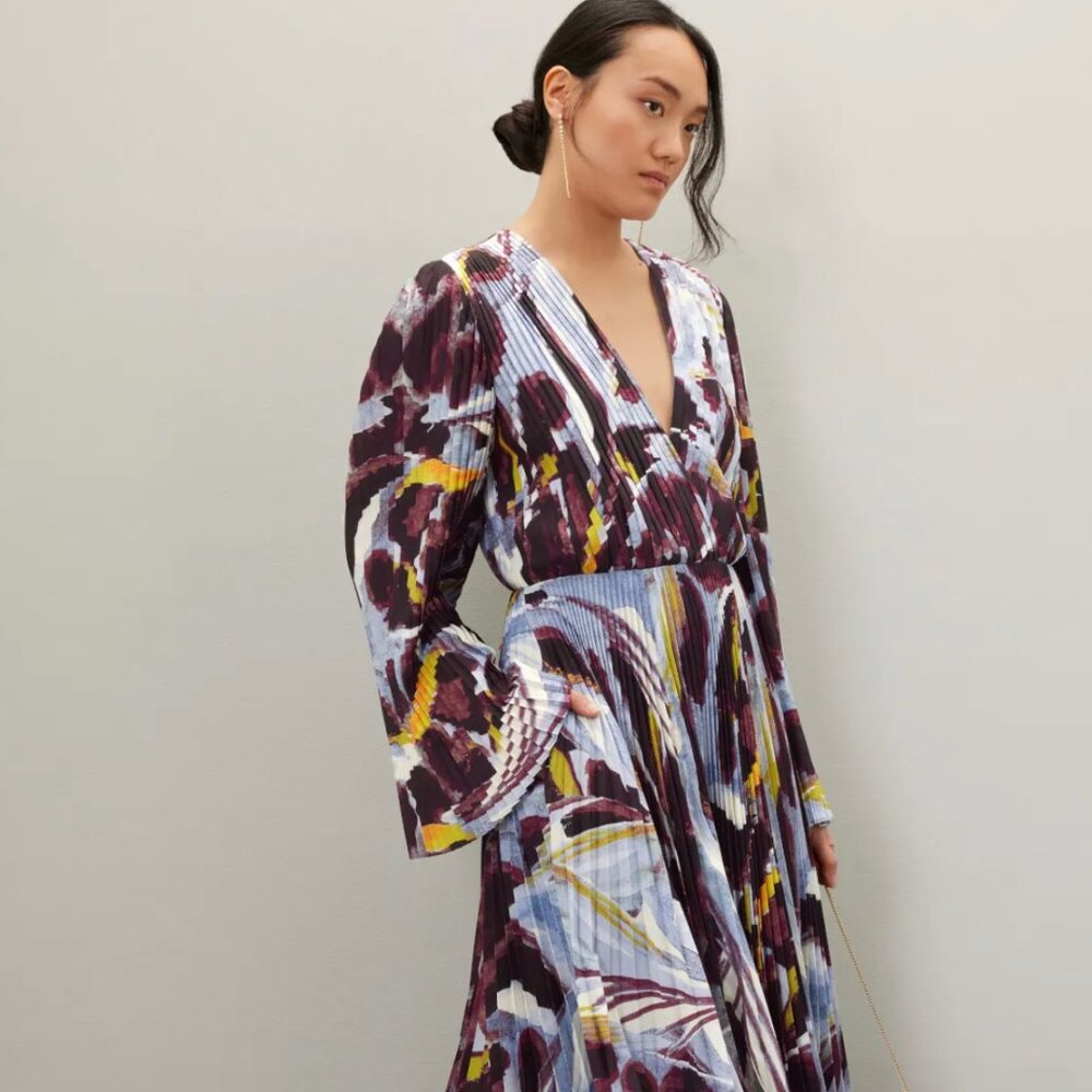 Altuzarra Antiparos Printed Long Dress M | US6, FR38